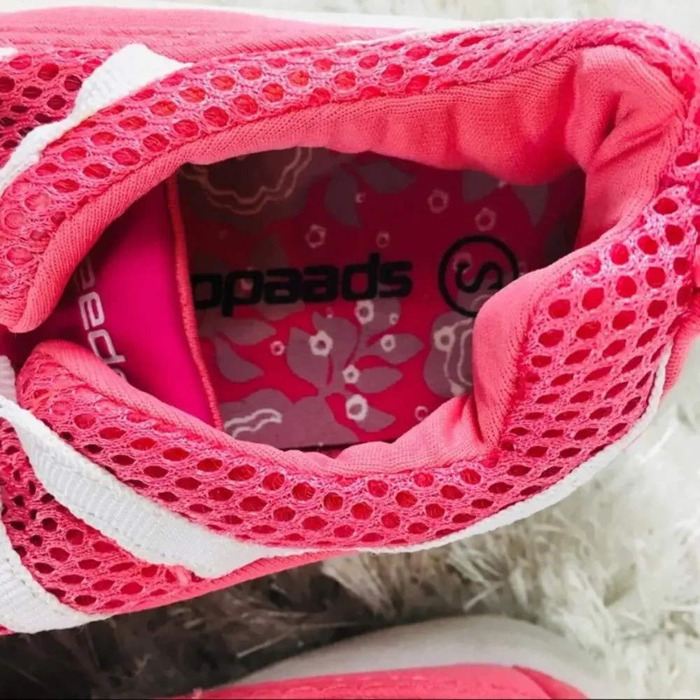 Pink Mesh Speedo Water Shoes Small
